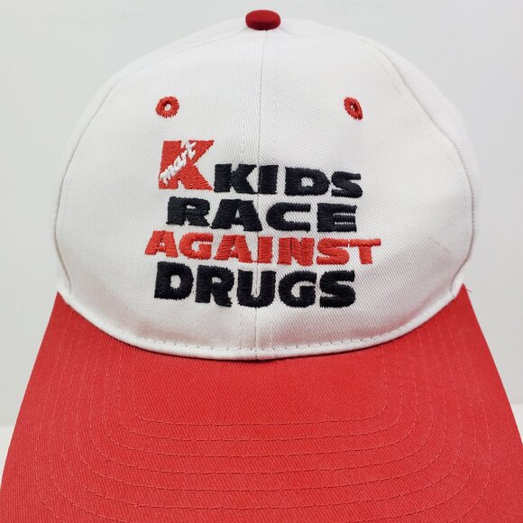 K-Mart Vintage Snapback Kids Hat Race Against Drugs Embroidered Cap - Picture 8 of 13